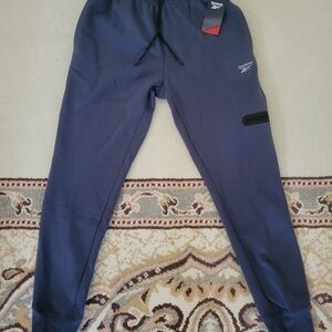 Reebok Men's Blue Jogger Pants